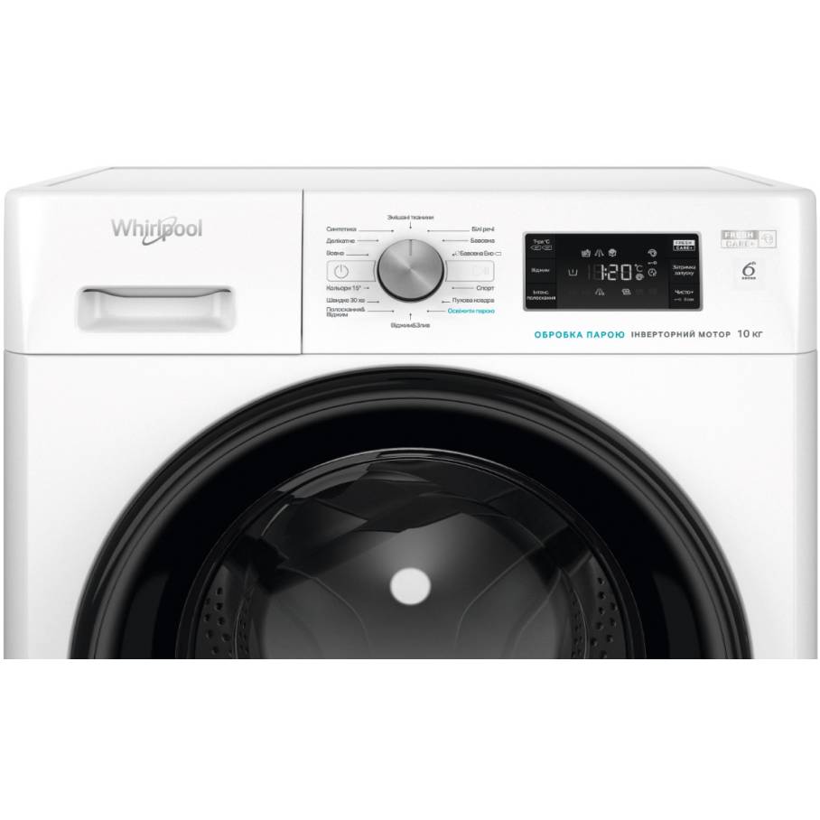 Комплект Пральна машина WHIRLPOOL FFB 10469 BV UA + Сушильна машина WHIRLPOOL FFT M22 9X2B UA Тип завантаження фронтальне