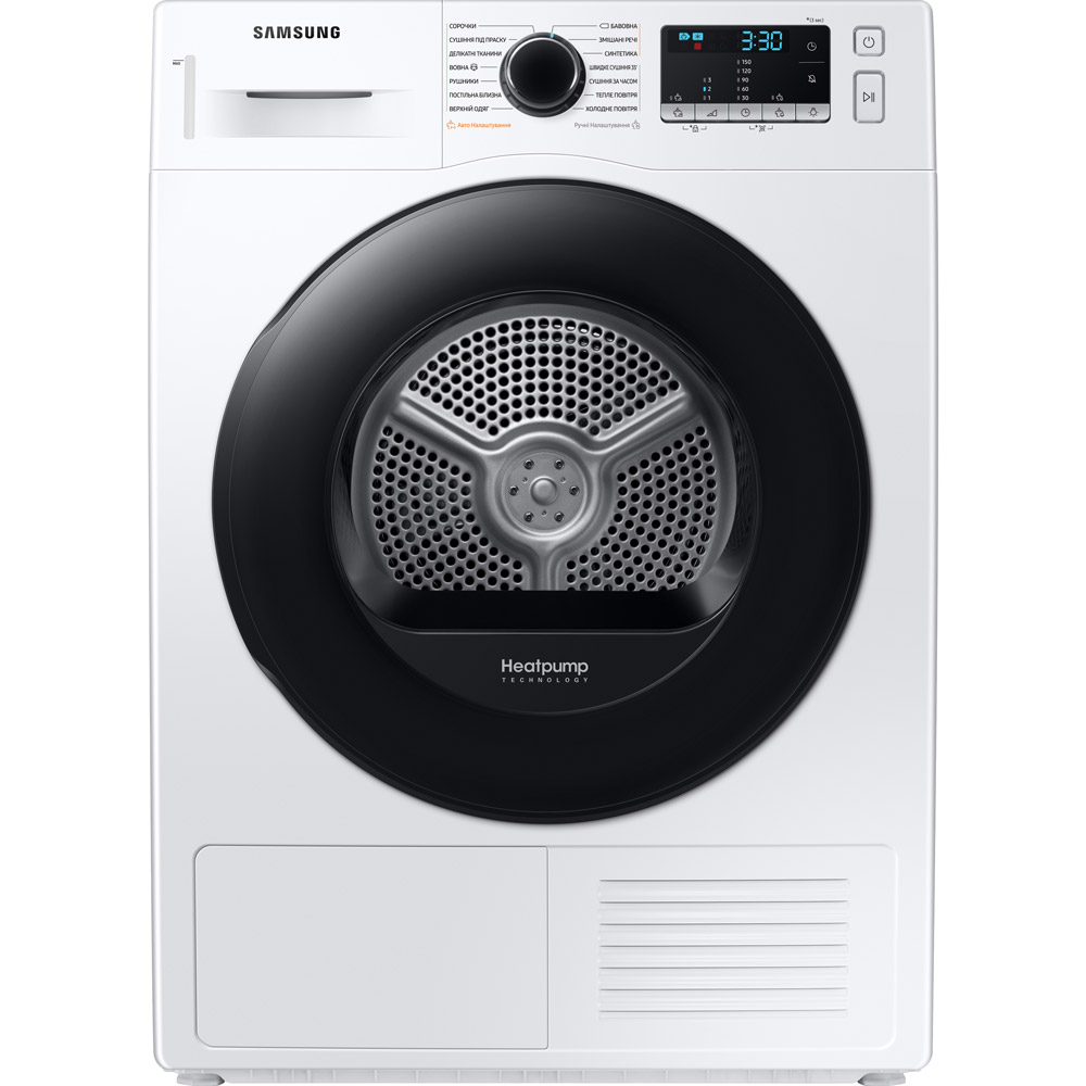 Комплект SAMSUNG Пральна машина WW90TA047AE1UA + Сушильна машина DV90TA040AE/UA + планка SKK-DD Тип машини автоматична