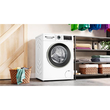 Комплект BOSCH Пральна машина WGA14400UA + Сушильна машина WQG14200UA + планка WTZ11400