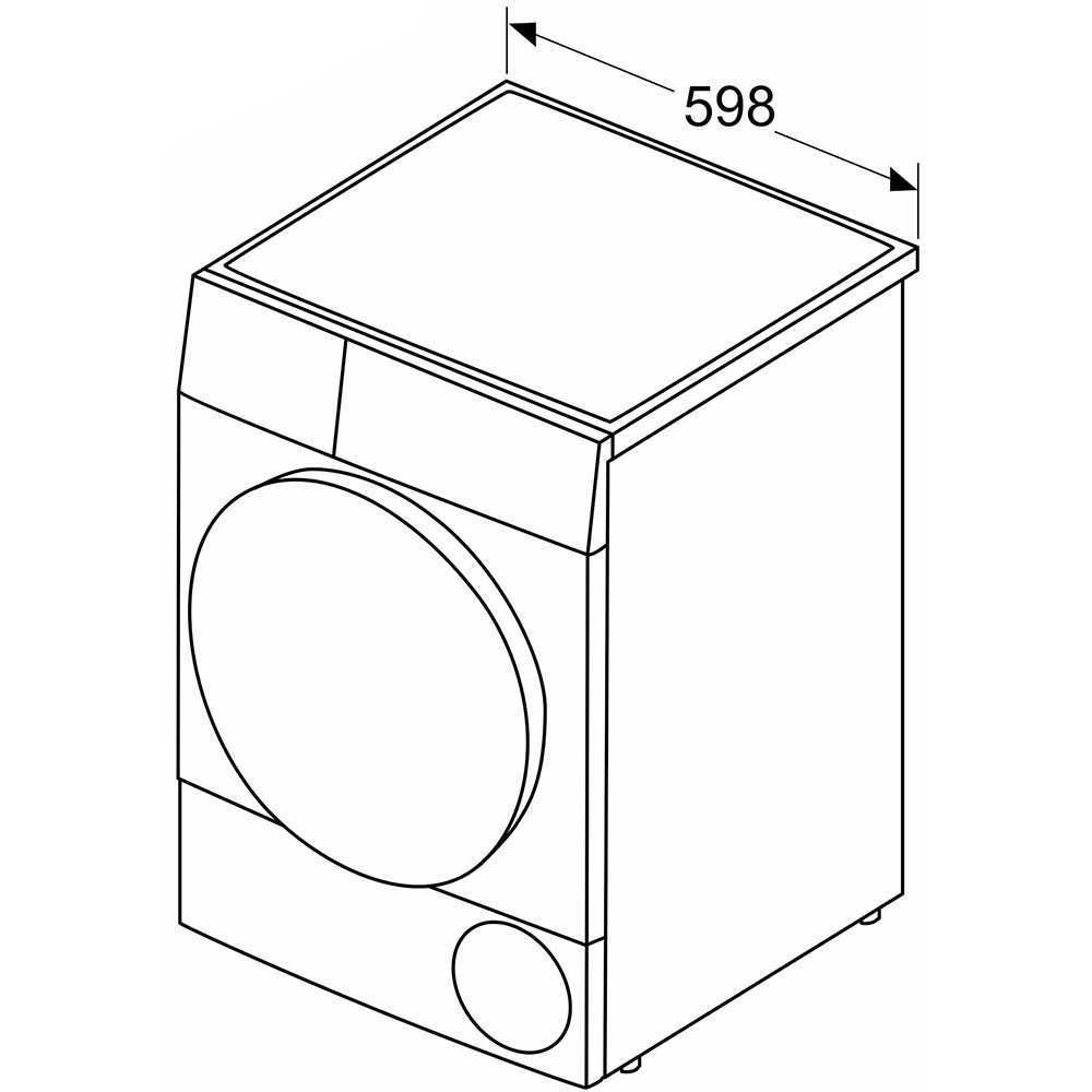 Фото 20 Комплект BOSCH Пральна машина WGB24400UA + Сушильна машина WQB245B0UA + планка WTZ27500