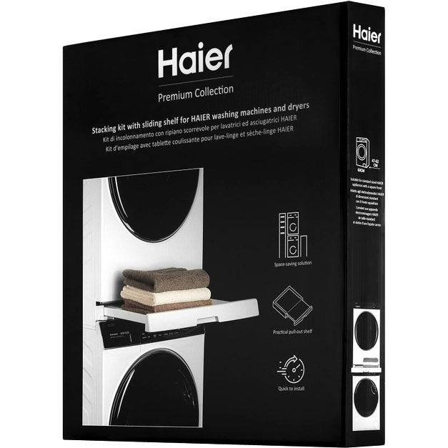 Фото 27 Комплект HAIER Стиральная машина HW90-B14979-S + Сушильная машина HAIER HD90-A2979 + планка HASTKU10
