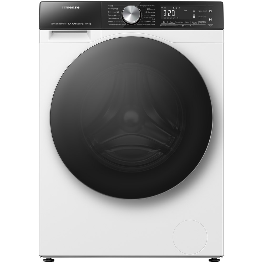 Комплект HISENSE Стиральная машина WF5S1045BW/UA + Сушильная машина DH5S102BW/UA Тип машины автоматическая
