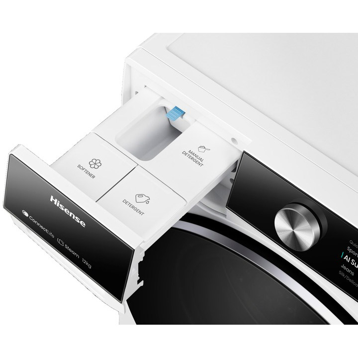 Покупка Комплект HISENSE Пральна машина WF7S1247BW (WF7S1214W) + Сушильна машина DH7S107BW (DH7S10W)