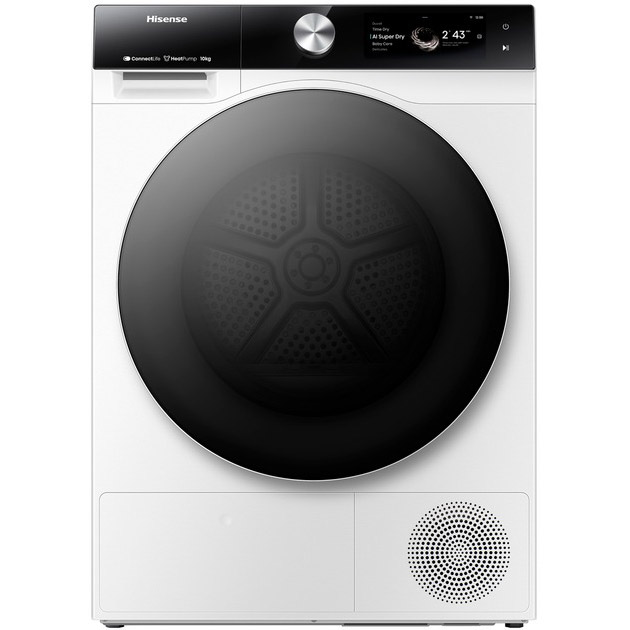 Комплект HISENSE Пральна машина WF7S1247BW (WF7S1214W) + Сушильна машина DH7S107BW (DH7S10W) Тип завантаження фронтальне