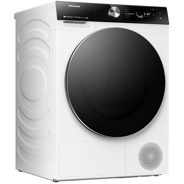 Огляд Комплект HISENSE Пральна машина WF7S1247BW (WF7S1214W) + Сушильна машина DH7S107BW (DH7S10W)