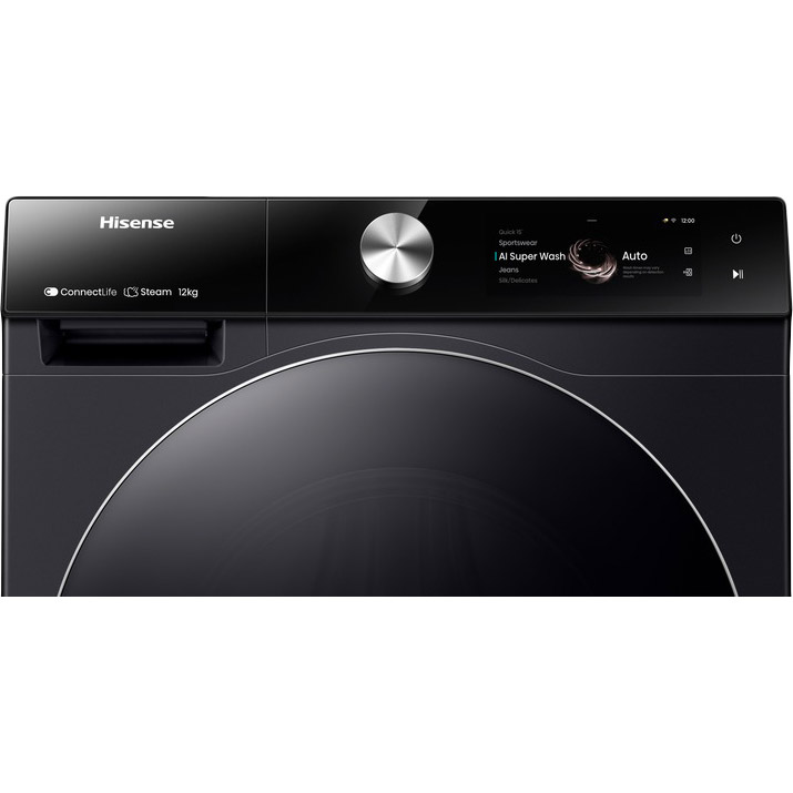 В Украине Комплект HISENSE Стиральная машина WF7S1247BB (WF7S1214W) + Сушильная машина DH7S107BB (DH7S107BB)