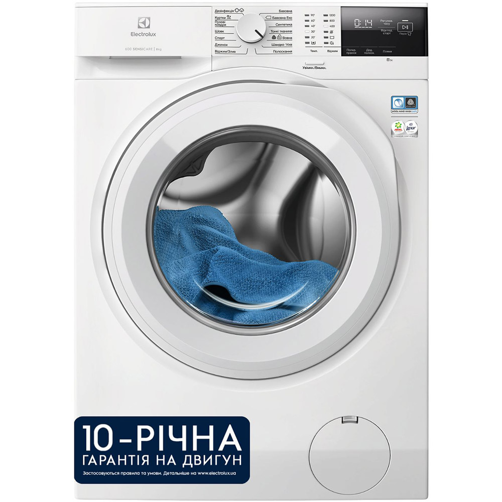 Пральна машина ELECTROLUX EW6F2281U