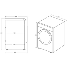 Комплект Пральна машина HAIER HW90-B14939S8 + Сушильна машина HAIER HD90-A3939R-S + планка HASTKU10FB