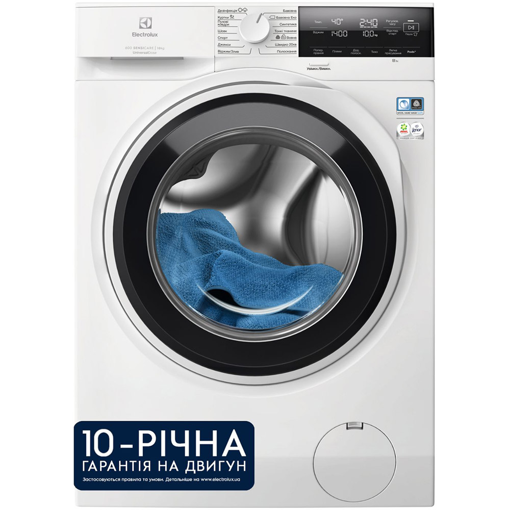 Комплект ELECTROLUX Стиральная машина  EW6F3414UU + Сушильная машина EW7D394UU Тип машины автоматическая