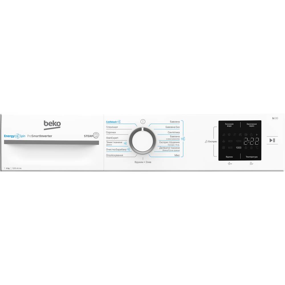 Фото Пральна машина BEKO BM1WFSU36243WW White (7004540007)