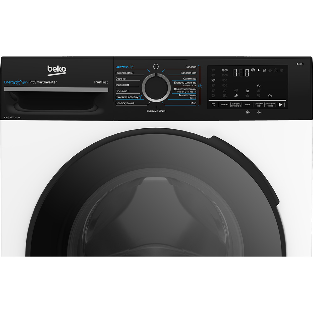 Пральна машина BEKO BM3WFU46245WPBB2 Максимальне завантаження 6