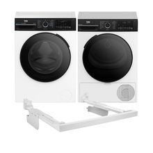 Запоріжжя - Комплект BEKO Пральна машина BM3WFSU47235WPBB2 + Сушильна машина BM3T47239WPBB2 + планка PSKS