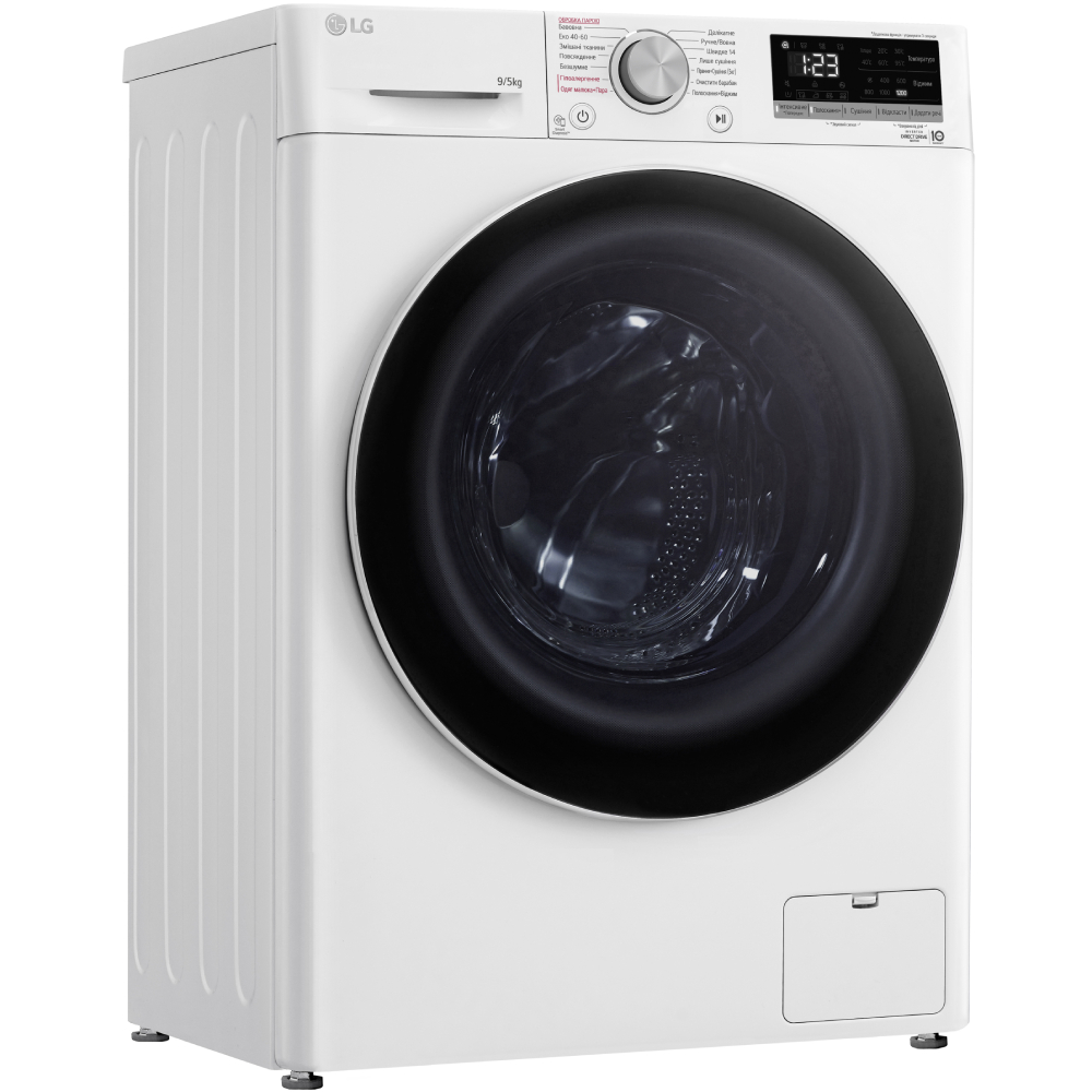 Стирально-сушильная машина LG F2V3FG0W Тип загрузки фронтальная