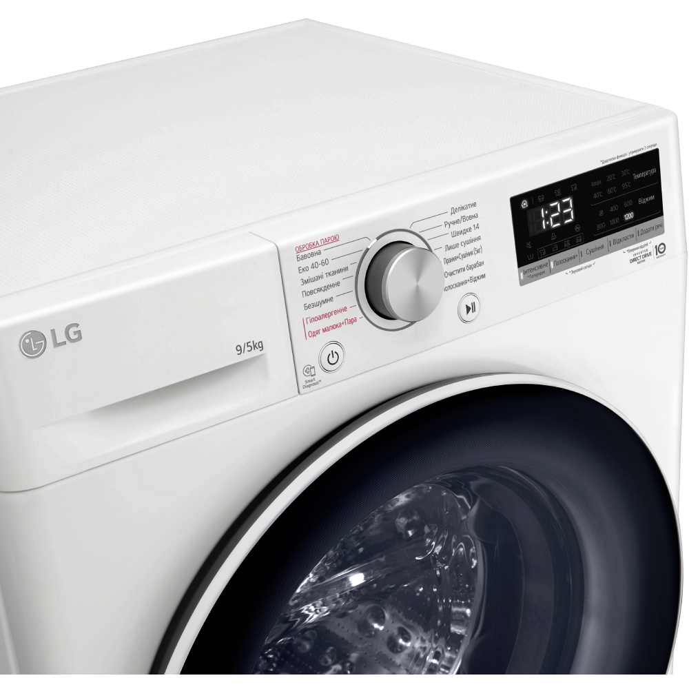 Обзор Стирально-сушильная машина LG F2V3FG0W
