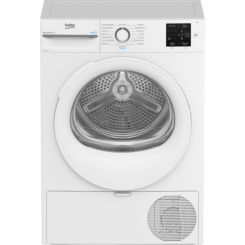 Комплект BEKO Пральна машина BM1WFSU38033WW + Сушильна машина BM3T38239WW Тип завантаження фронтальне