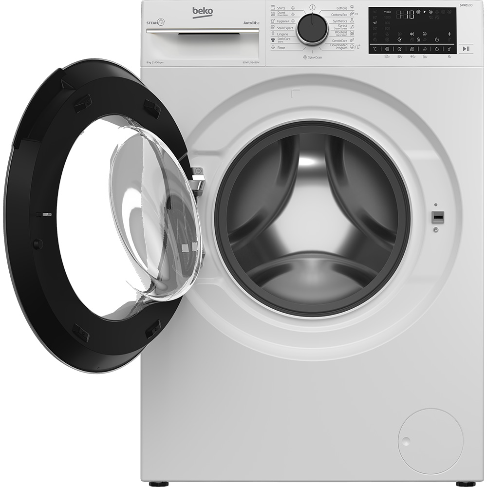 Зовнішній вигляд Комплект BEKO Пральна машина B5WFU58436W + Сушильна машина B5T68243
