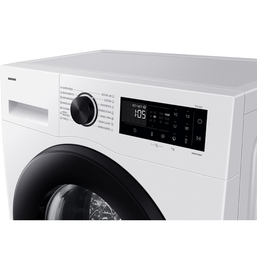 Пральна машина SAMSUNG WW90DG5G34AELE White Максимальне завантаження 9