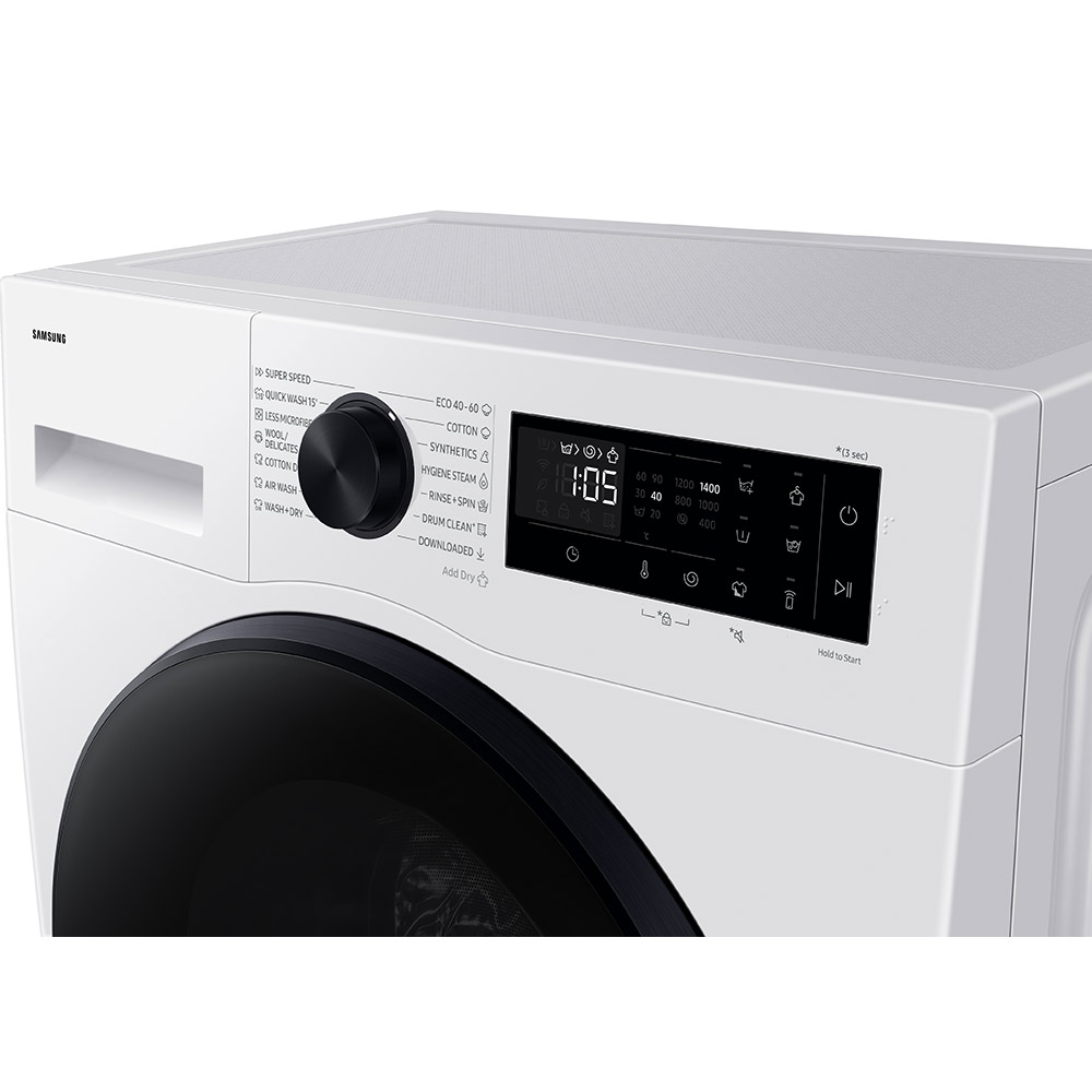 Зовнішній вигляд Пральна машина SAMSUNG WD90DG5G34BELE White