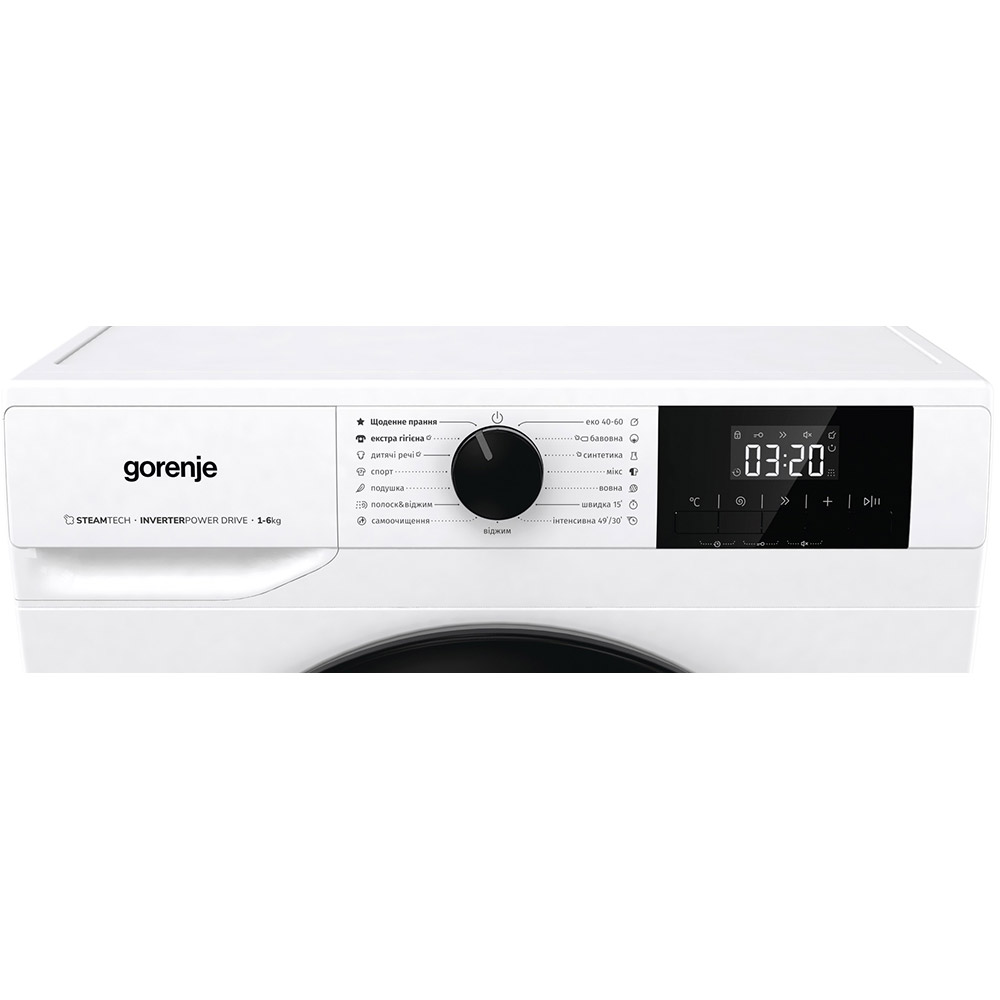 Стиральная машина GORENJE W3NGPI61SBS/UA (WFG16010) Максимальная загрузка 6