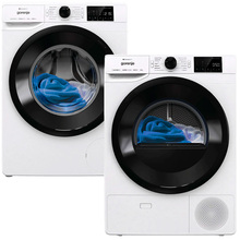 Комплект GORENJE Пральна машина WPNEI84A1SWIFI/UA + Сушильна машина DPNE83GNLWIFI/UA