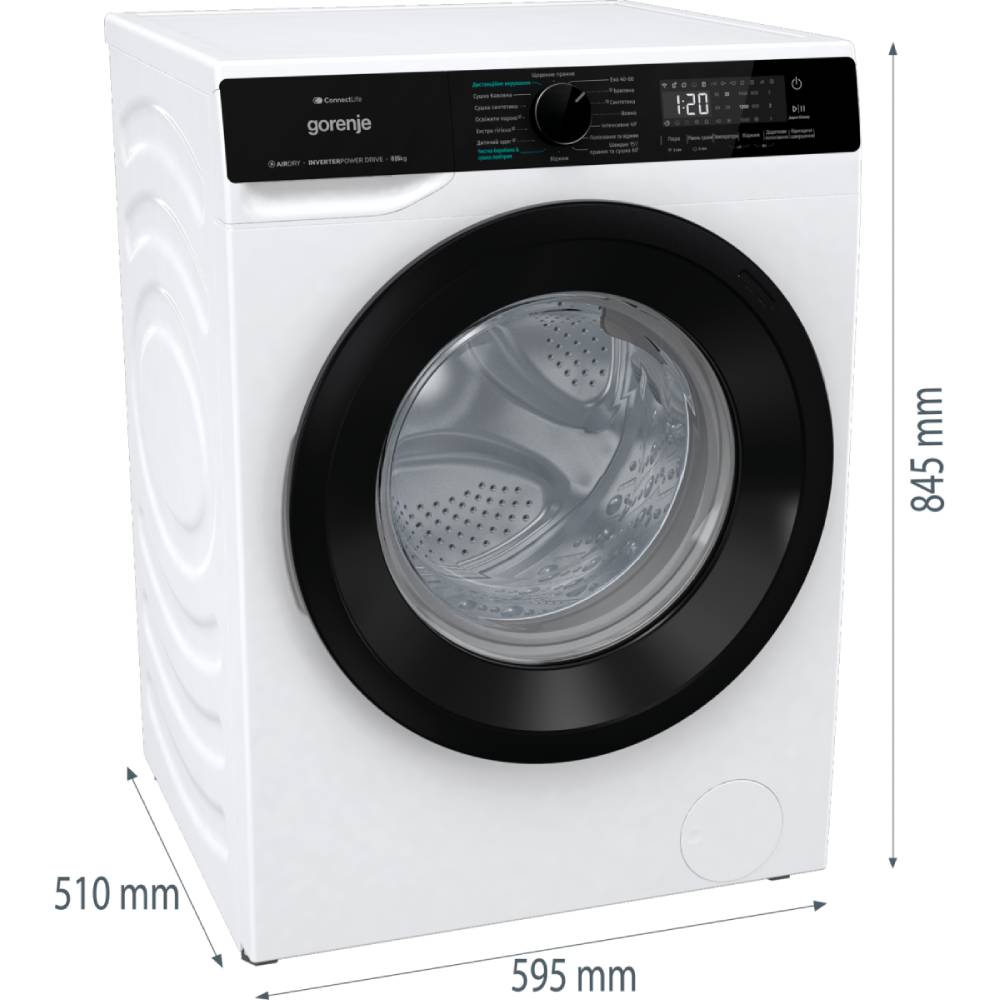 Внешний вид Стирально-сушильная машина GORENJE WD 2PA854 ADW/UA
