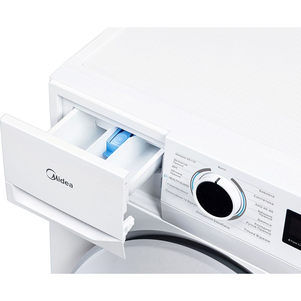 Стиральная машина MIDEA MF110W60/W-UA Максимальная загрузка 6