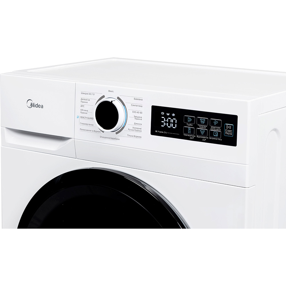 Стиральная машина MIDEA MF110W70B/W-UA Максимальная загрузка 7