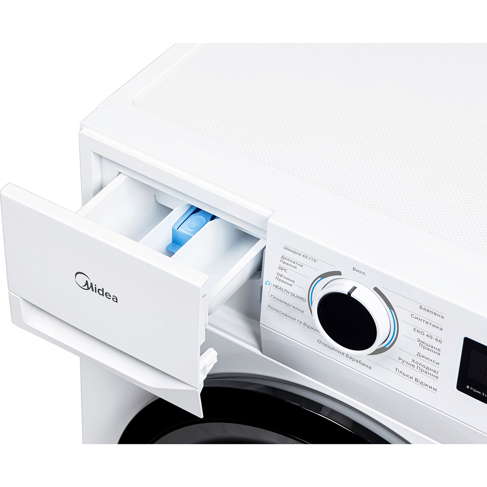 Внешний вид Стиральная машина MIDEA MF110W70B/W-UA