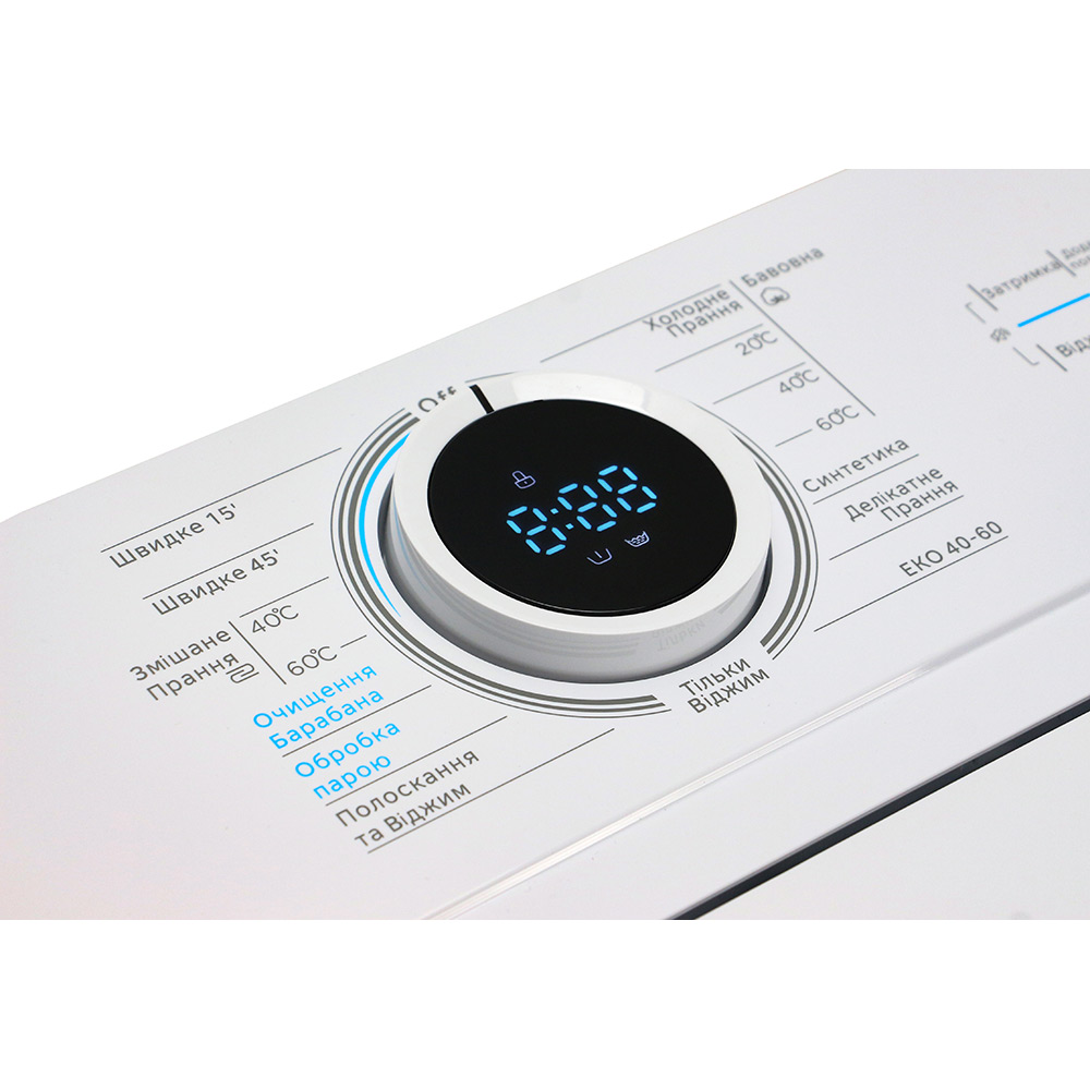 Стиральная машина MIDEA MF100T60B/W-UA Максимальная загрузка 6