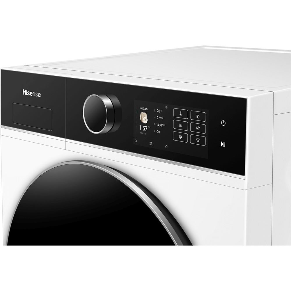 Огляд Пральна-сушильна машина HISENSE WD5I8043BWF