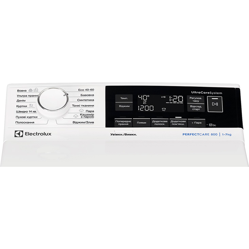 Пральна машина ELECTROLUX EW8T337U Пральна машина ELECTROLUX EW8T337U Тип машини пральна машина