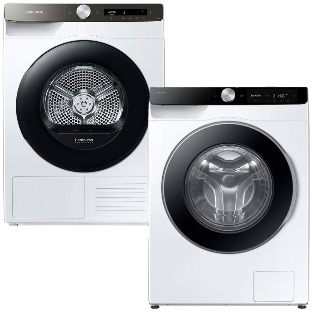 Комплект SAMSUNG Пральна машина WW10FG6U3ELKUA + Сушильна машина DV90T5240AT/UA Комплект SAMSUNG Пральна машина WW10FG6U3ELKUA + Сушильна машина DV90T5240AT/UA