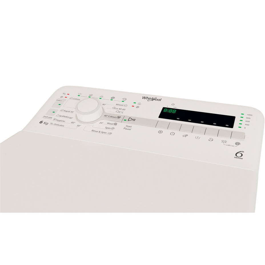 Пральна машина WHIRLPOOL TDLR 6040S EU/N Тип завантаження вертикальне