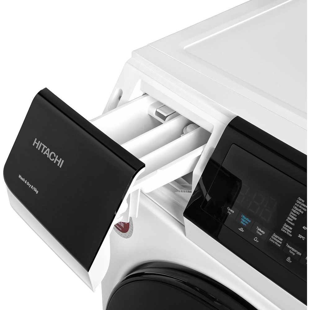Пральна машина HITACHI BD-D802HVOW Клас енергозбереження A