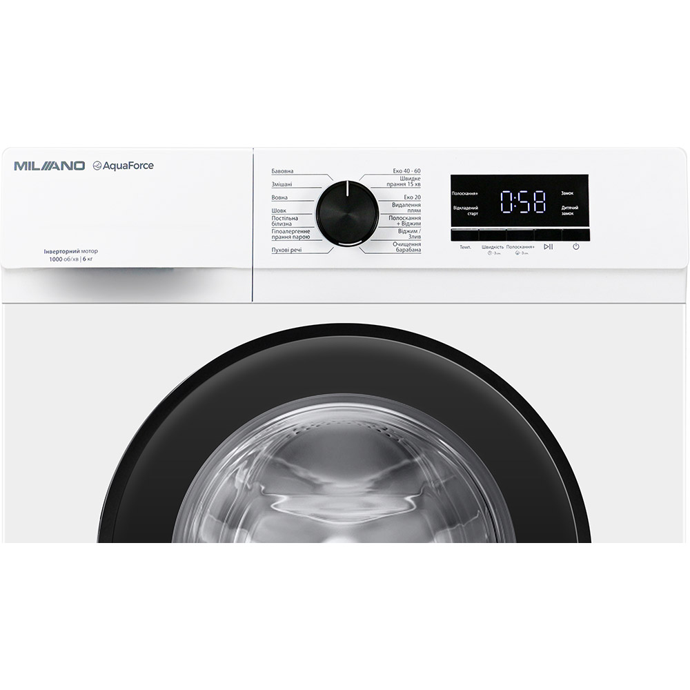 Стиральная машина MILANO IDSW-601 Тип машины автоматическая