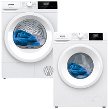 Комплект GORENJE Стиральная машина WNGPI72SBS/UA + Сушильная машина D2HNE7E/UA