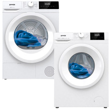 Комплект GORENJE Пральна машина WNGPI61SBS/UA + Сушильна машина D2HNE7E/UA