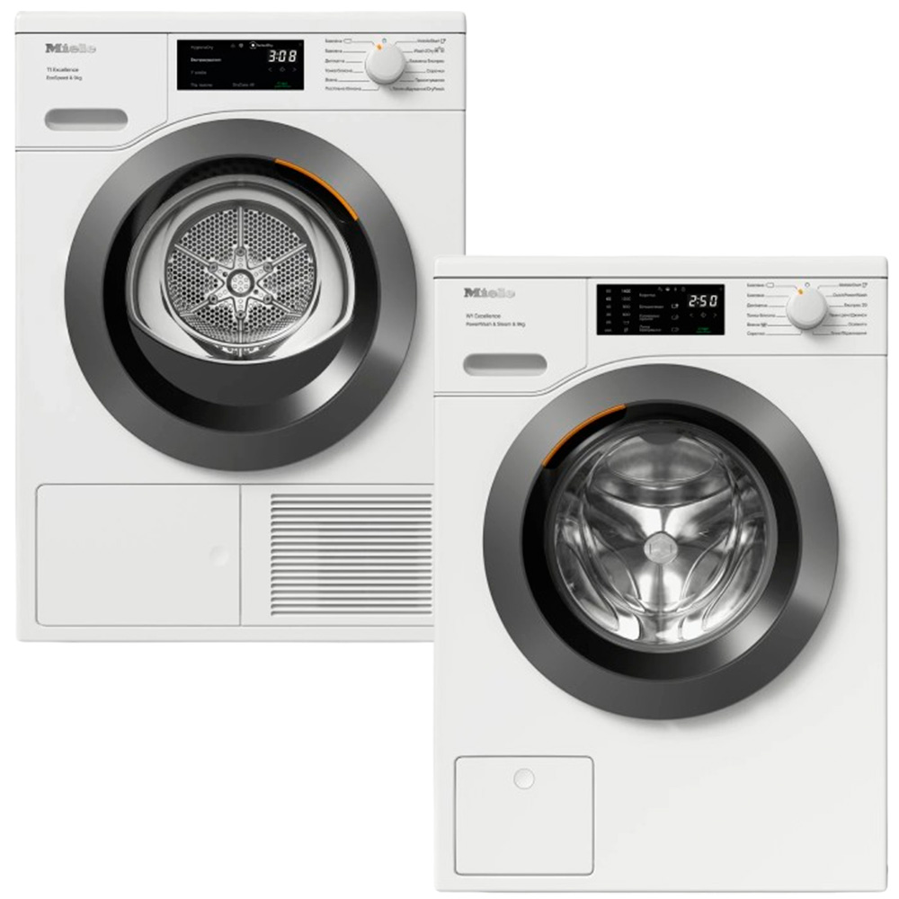 Комплект Miele Стиральная машина WWB 360 WCS + Сушильная машинаTWD 640 WP