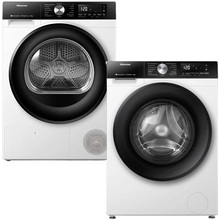 Комплект HISENSE Стиральная машина WF3S8043BW3/UA + Сушильная машина DH3S802BW3/UA