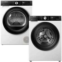 Комплект HISENSE Стиральная машина WF3S8045BW3/UA + Сушильная машина DH3S802BW3/UA