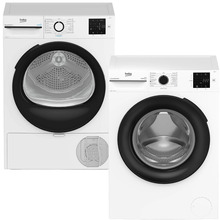Комплект BEKO Пральна машина BM1WFSU36233WB + Сушильна машина BM3T37239WB