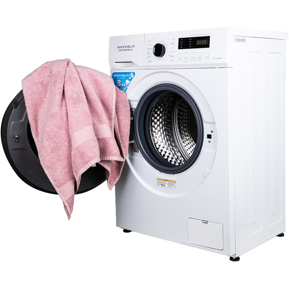 Стиральная машина GRUNHELM GWS-F812D1WB-ST Максимальная загрузка 8
