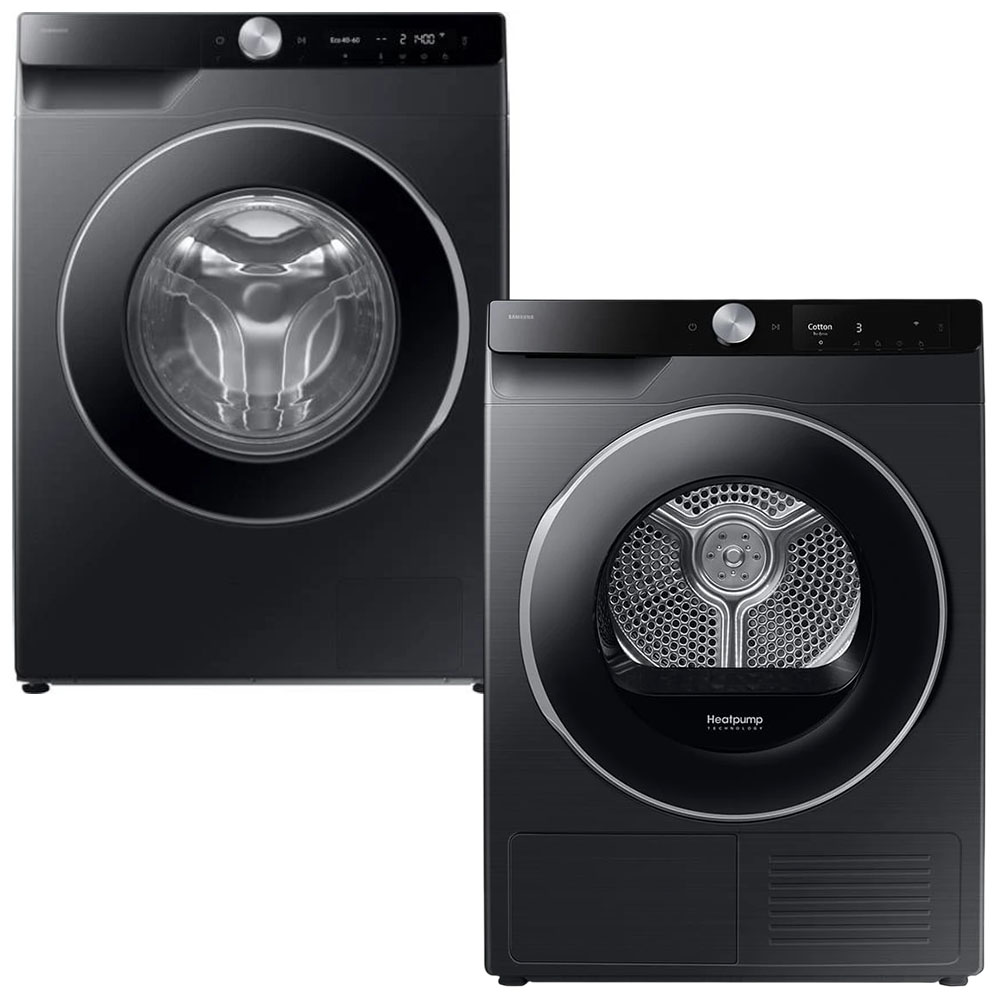 Комплект SAMSUNG Стиральная машина WW10FG6U9ELBUA + Сушильная машина DV90T6240LB/UA
