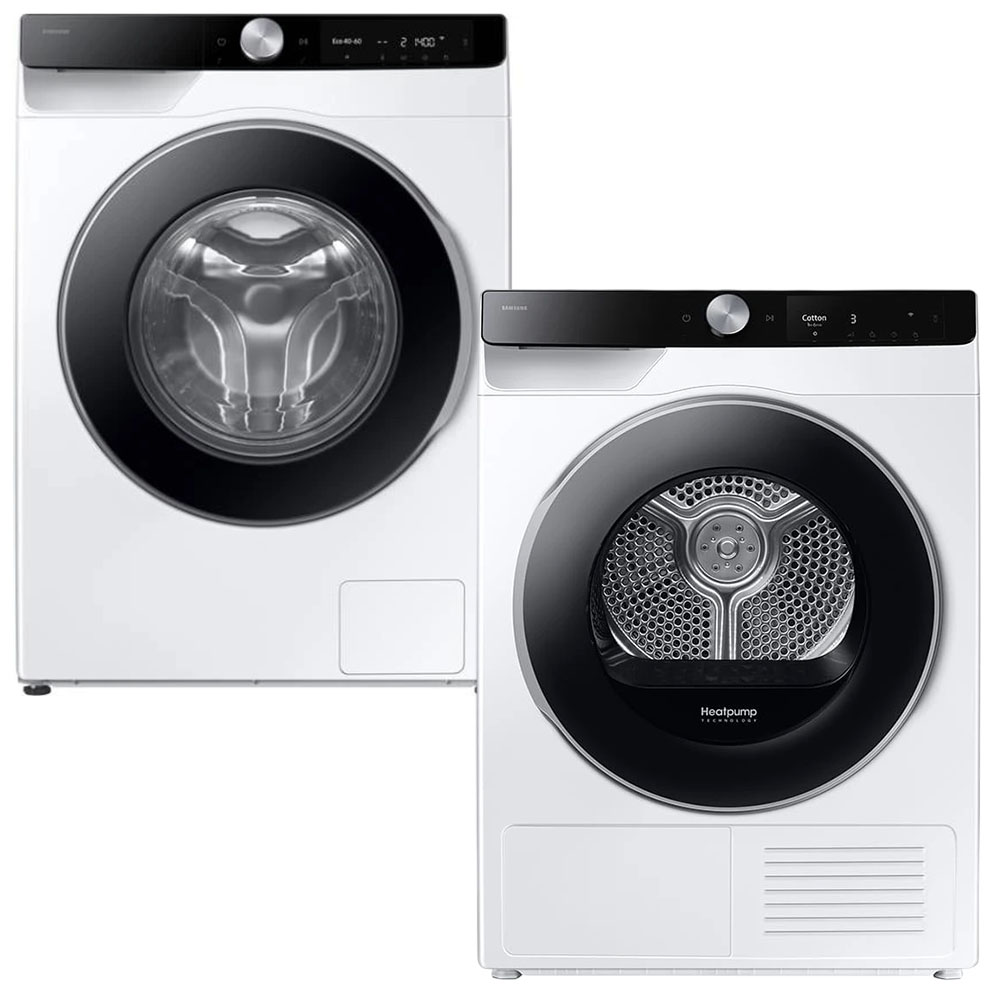 Комплект SAMSUNG Пральна машина WW11DG6B25LKUA + Сушильна машина DV90T6240LK/UA