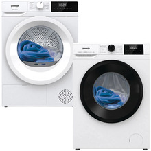 Купити Комплект GORENJE Пральна машина W3NGPI62SBS/UA + Сушильна машина D2HNE7E/UA
