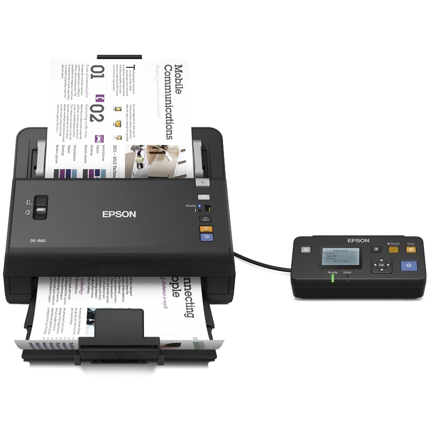 Сканер EPSON Workforce DS-860N (B11B222401BT) Оптическое разрешение 600 x 600