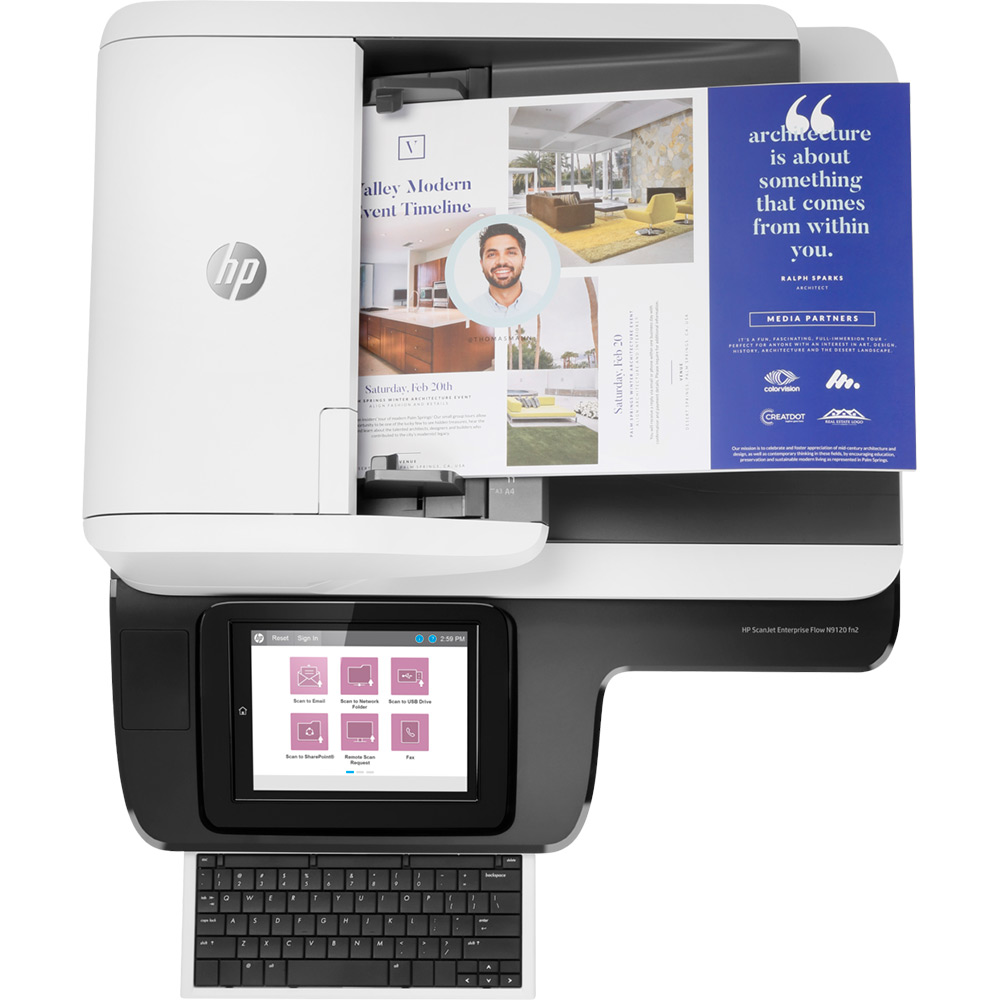 Сканер HP ScanJet Enterprise N9120 fn2 (L2763A) Оптична роздільна здатність 600 x 600