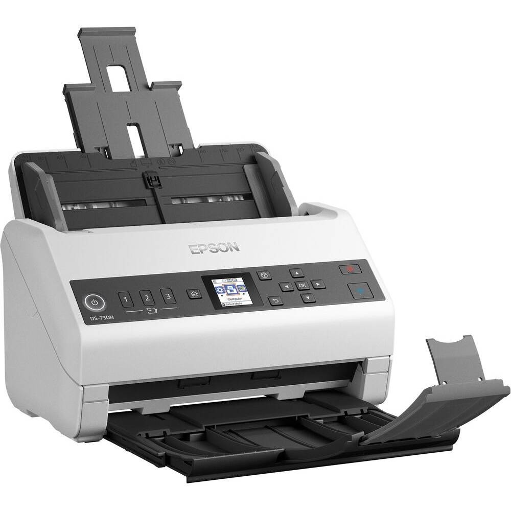 Сканер EPSON WorkForce DS-730N (B11B259401) Мобильность стационарный