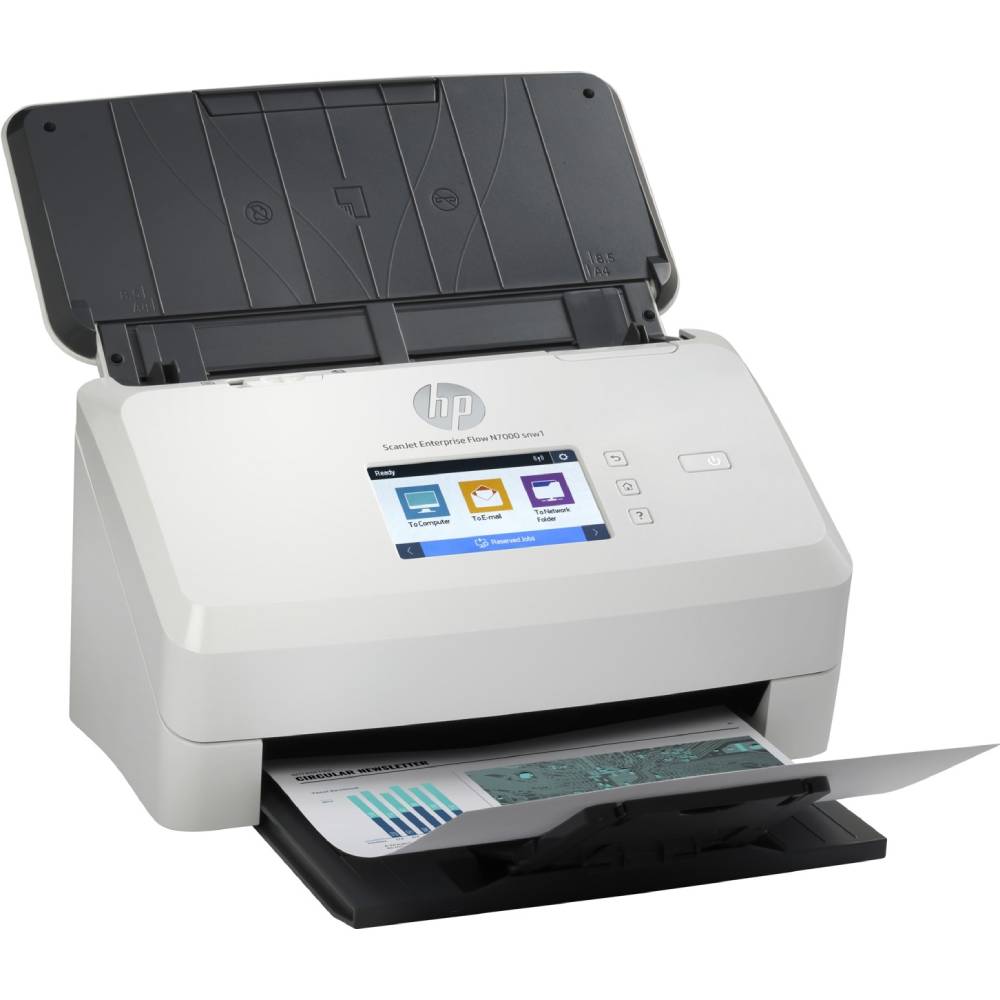 Сканер HP ScanJet Pro N7000 snw1 (6FW10A) Мобильность стационарный