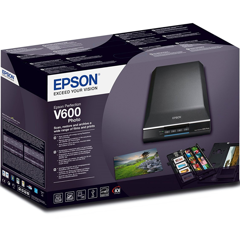 Сканер EPSON Perfection V600 Photo - в интернет-магазине Фокстрот: цены,  отзывы, характеристики | купить в Киеве, Харькове, Днепропетровске, Одессе  - Украина